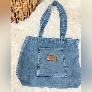 Denim handbag
